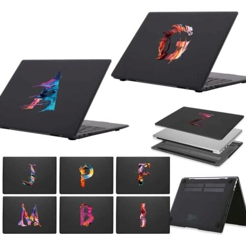 Laptop Case for Huawei MateBook D16 2021/D14/D15/MateBook X 2020/X Pro 13.9/MateBook 13/14/14 2021 color Letter Matte Hard Shell