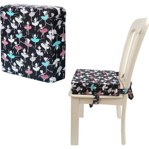 Kids Increased Chair Pad Removable Cushion Baby Anti-skid Dining Chair Thick Mat Table Chair Cushion Booster