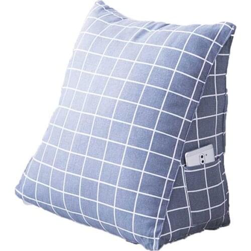 Sofa Cushion Back Pillow Bed Backrest Office Chair Pillow Support Waist Cushion Lounger TV Reading Lumbar Home Decor