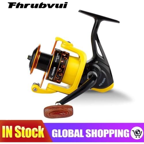 HD1000-7000 Series Spinning Fishing Reel 12BB 5.2:1 Pesca Spinning Reel Boat Rock Fishing Wheel