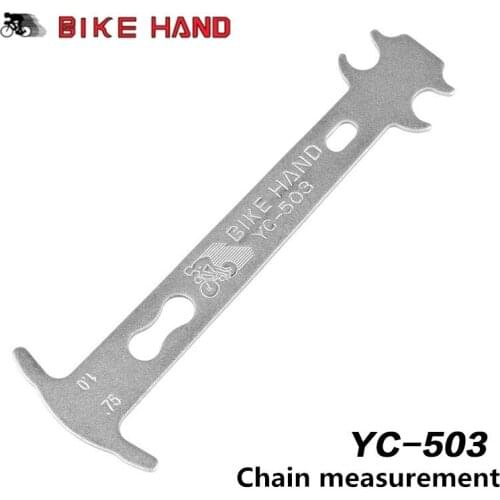Bicycle chain maintenance measurement tool mountain bike road car chain checker tool 33g