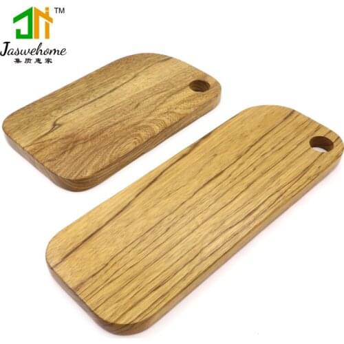 Jaswehome Natural Wood Cutting Board Kitchen Chopping Block Wood Cake Sushi Serving Board Bread Fruit Pizza Tray Cheese Board