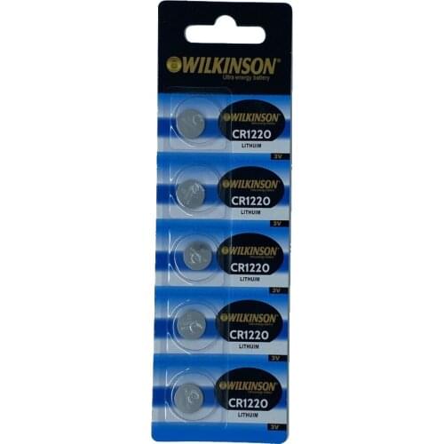 WILKINSON 1220 3V Lithium Button Battery 5'li Package