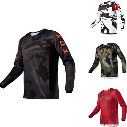 New Men Downhill Jerseys Mountain Bike turmp Fox MTB Shirts Offroad DH Motorcycle Jersey Motocross Sportwear Clothing Sweatshirt