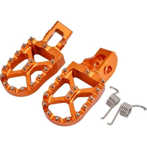 NICECNC 57mm Footrest Foot Pegs For KTM EXC SX SXF EXC-F XC XCF XCW 85 125 150 200 250 300 350 400 450 525 530 2017 2018 2019