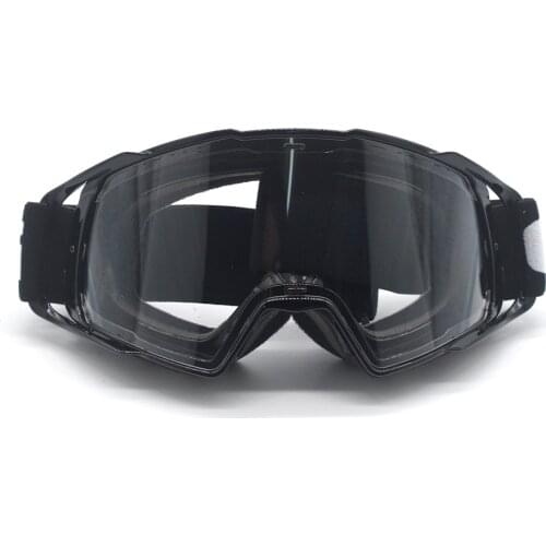 Motorcycle Clear lens Goggle off road Goggles Glasses dirt bike Racing Goggle Outdoor Sport Ski Skating Windproof OTG Sunglasses