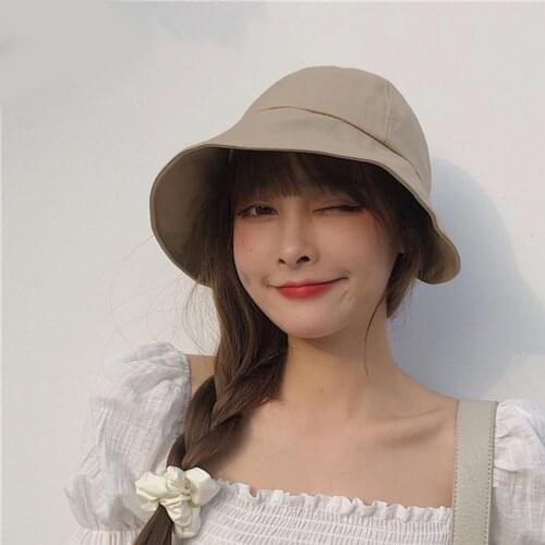 Short Back Brim Bucket Cap Casual Sun Hat Harajuku Cartoon Printed Bucket Hats Unisex Outdoor Sunscreen Fishermans Hat