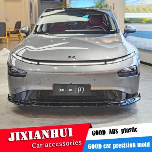 For XiaoPeng P7 Front shovel Body kit spoiler 2021-2022 XP P7 ABS Rear lip rear spoiler front Bumper Diffuser Protector