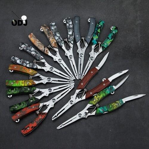 2021New Model 162mm Stainless Steel Fishing Pliers Split Ring Hook Remover Plier Fish Use Scissors Fishing Accessories