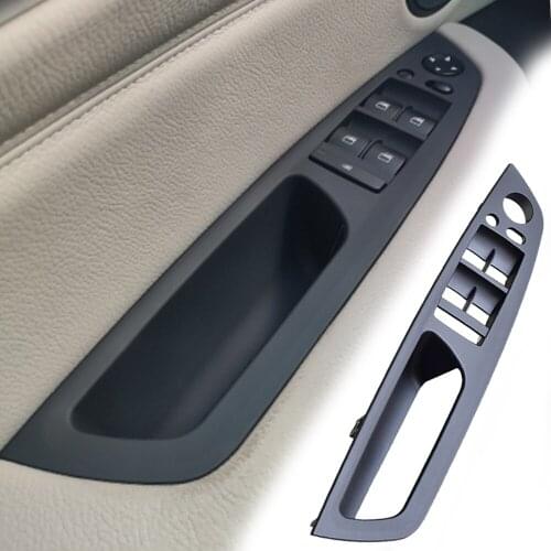 For BMW E70 E71 X5 X6 Beige Black Armrest Car left front drivers seat LHD Interior Door Handle Inner Panel Pull Trim Cover