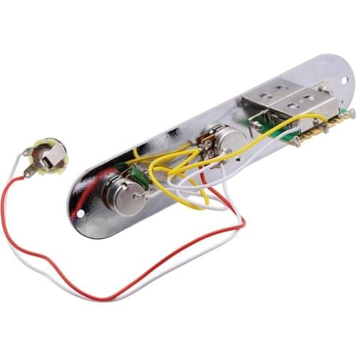 Wired Loaded Control Plate Harness 3 Way Switch for TL caster Electric Guitar