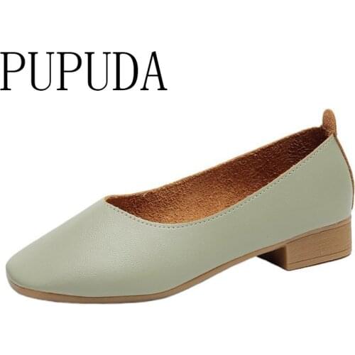 PUPUDA Low-heeled Shoes