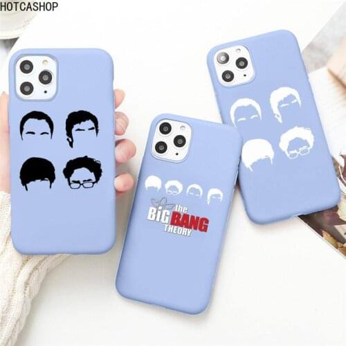 Big Bang Theory Phone Case for iPhone 12 mini 11 Pro Max X XR XS 8 7 6s Plus Candy purple Silicone cover