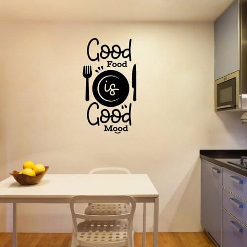 Creative kitchen Wall Decal Art Vinyl Stickers For Kids Rooms Background Wall Art Decal Drop Shipping