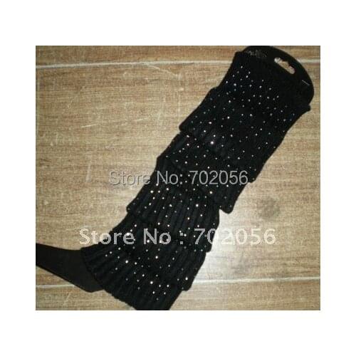 Leg warmer rithinstone dance wear 20 pairs/lot