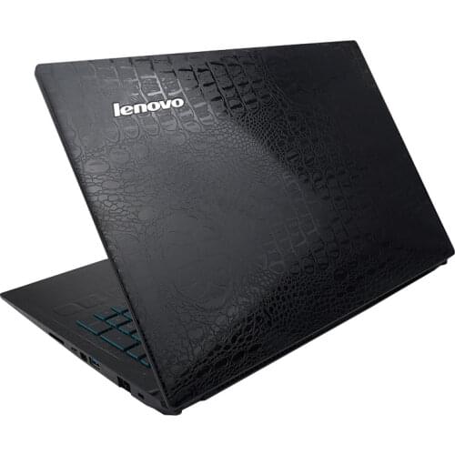 KH Laptop Carbon fiber Crocodile Snake Leather Sticker Skin Cover Guard Protector for Lenovo U410 14"