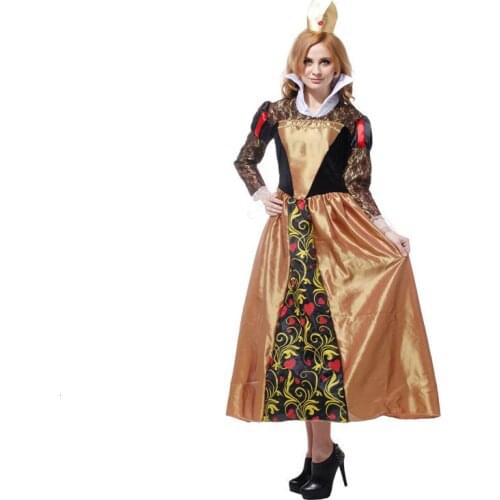Women Party Christmas Carnival Halloween Fancy Dress Costumes For Alice In Wonderland Queen Costume Masquerade Cosplay Costumes