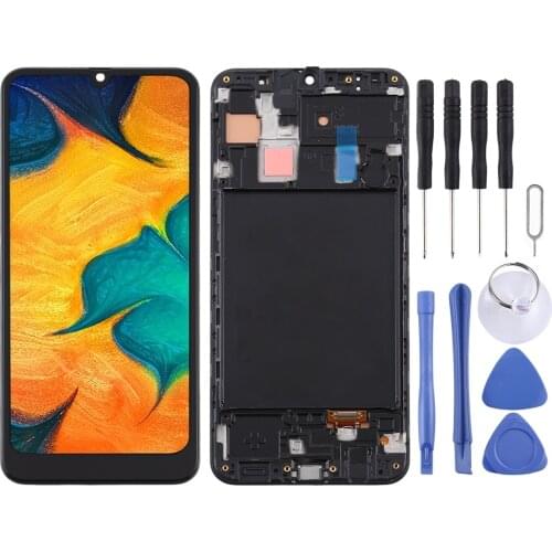 IPartsBuy for Samsung Galaxy A30 TFT Material LCD Screen and Digitizer Full Assembly With Frame