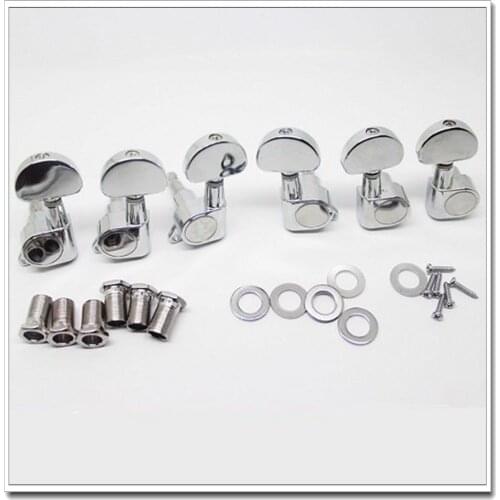 1 set 3L3R Guitar String Tuning Pegs Tuners Machine Heads Guitar Parts Chrome