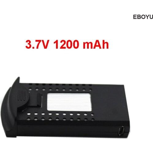 EBOYU Updated 3.7V 1200mAh Li-po Rechargeable Battery for DM107S SG700 S169 RC Quadcopter Drone