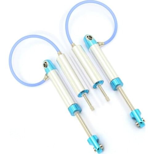 2Pcs Negative Pressure Piggyback Shock Absorber for 1/10 RC Crawler Car Axial SCX10 RR10 Wraith CAPRA Traxxas TRX4