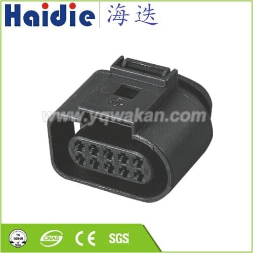 Free shipping 2sets VW 10pin 1.5mm Audi car waterproof connector auto electrical plug 1J0 973 715