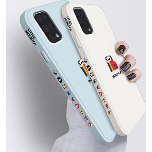 For OPPO Realme V5 Cases Original Fashion Liquid Silicone Shockproof Soft Shell Cover For Realme V5 Cartoon Phone Case