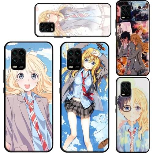 Your Lie in April Kaori Case For Xiaomi Mi 11 Lite 10 9 9T 10T Pro A3 11 Ultra POCO M3 X3 Pro F2 F3 Phone Fundas
