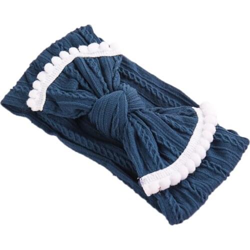 Baby Toddler Kids Bow Knot Turban Headband Hair Band Headwrap Elastic Soft Cute Twist Head Wrap Accessories Headwear