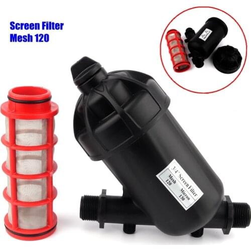 1pc 3/4"~1.5 Inch Y Type Screen Filter Agricultural Garden Irrigation Syetem Water Filtration 120Mesh Laminated Filter Element