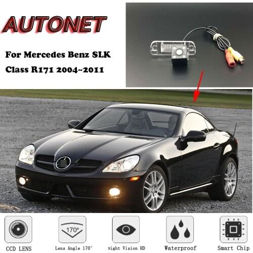 AUTONET Backup Rear View camera For Mercedes Benz SLK Class R171 2004~2011 Night Vision parking/license plate camera