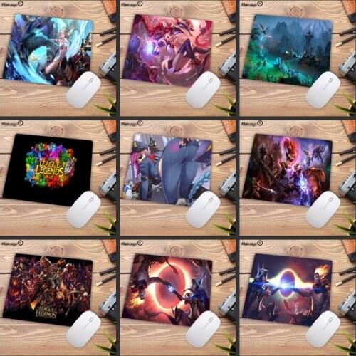 Mairuige League of Legends LOL Mouse Pad Gamer Play Mats Small Size Anime Mouse Pad Gamer for Dota2 Player Gaming Accessories