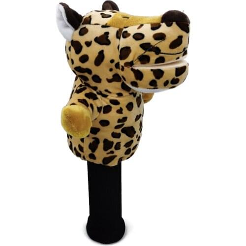Leopard Golf Head Cover Fairway Woods FW 3 5 Golf Cover Sporting Goods Animal Protector 2 Colors Mascot Novelty Cute Gift