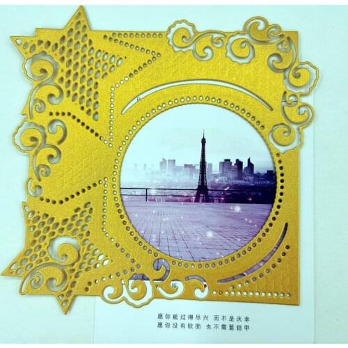 Pentagram Lace Metal Cutting Dies For Scrapbooking New Troqueles Stamps And Planner Dies Embossing Folder Cut Stencil