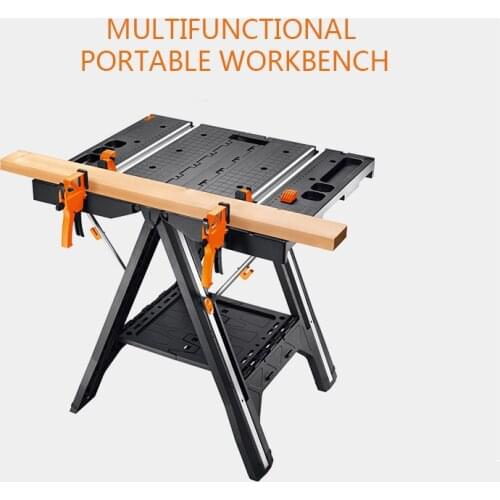 WX051 Multifunctional Portable Woodworking Saw Table Fast Fixing Saw Frame Folding Table Handheld Cutting Machine Worktable