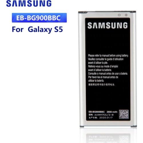 SAMSUNG Original Battery EB-BG900BBC EB-BG900BBE For Samsung GALAXY S5 9006V 9006W 9008W G900F G900S NFC Function EB-BG900BBU