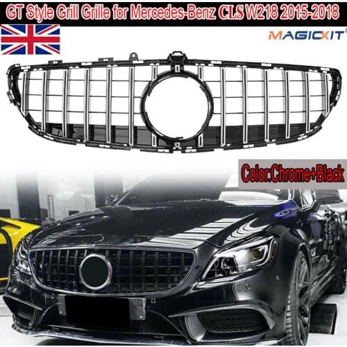 MagicKit For Mercedes Benz W218 CLS CLS500 CLS550 Front Grille W/Camera Hole GTR 2015-18