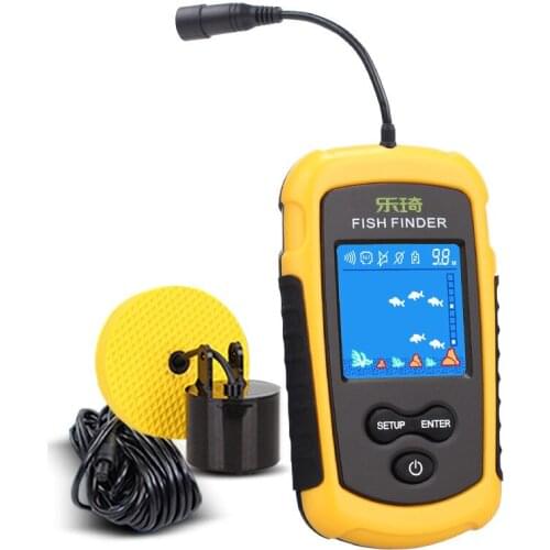Obsession FFC1108-1 100M Portable Sonar LCD Fish Finders Fishing Tools Echo Sounder Fishing Finder Colorful Screen