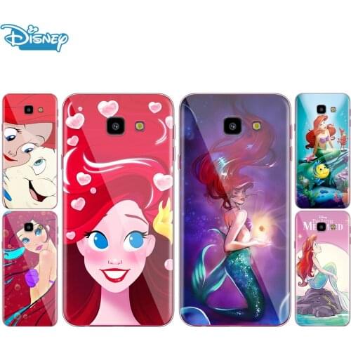 Transparent Cover The Little Mermaid For Samsung Galaxy J8 J7 J6 J5 J4 J3 J2 Duo Prime Plus Core 2018 Phone Case