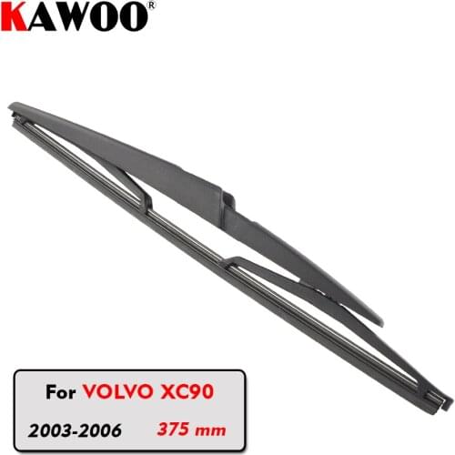 KAWOO Car Rear Wiper Blade Blades Back Window Wipers Arm For VOLVO XC90 Hatchback (2003-2006) 375mm Auto Windscreen Blade