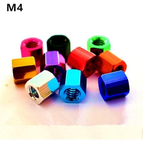 M4 Hexagon Colour Aluminum Alloy Standoff Spacer Column Post For PCB Electric RC Toy Car Model Airplane
