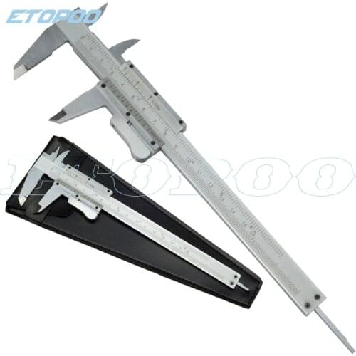 Steel Vernier Caliper with self lock 6" 0-150mm Metal Calipers Gauge Micrometer Pie De Rey Paquimetro Measuring Tools