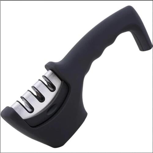 Three stage knife sharpener Professional Kitchen Grinder knives Whetstone Tungsten Diamond Ceramic Sharpener Tool knives accesso