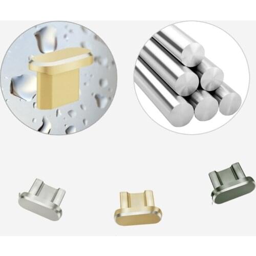 Universal Micro USB Charging Port 3.5mm Earphone jack Metal Dust Plug Universal for Android Phone Headset Stopper Earphone port