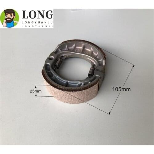 Motorcycle Rear brake shoes 105x100x25mm for Scooter Moped ATV Motorcycle 139QMB 152QMI 156FMI GY6 50 GY6 80 GY6 125 CG125 CG150