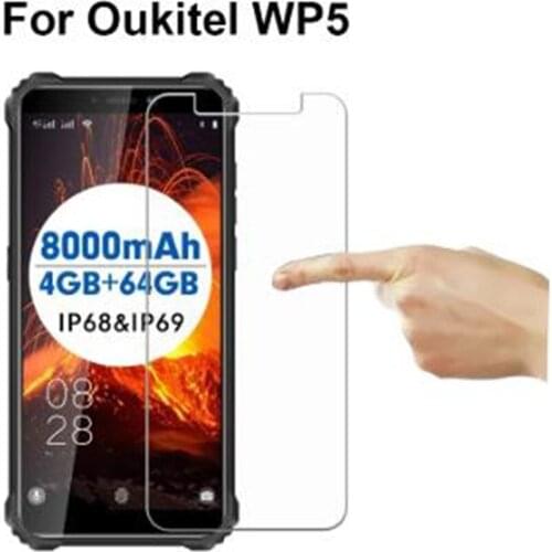 Tempered Glass for Oukite WP5 Pro 5.5 Screen Protector 9H Smartphone Protective Glass Film Explosion-proof Glass Oukitel WP5 Pro