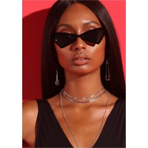 High Quality Ribbon Model Black Sunglasses 2021 New Season Different Model Elegant Trend Fashion Ladies Sunglasses