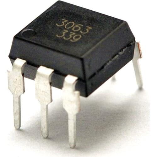 100pcs Inline DIP-6 with integrated 3063 MOC3063