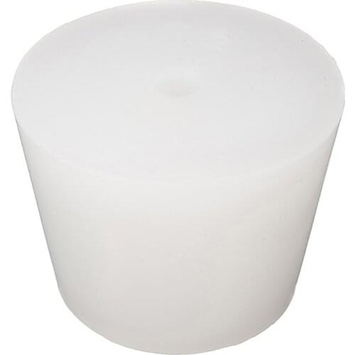 8mm Home Brew Wine Stoppers Silicone Plug With Hole For Airlock Valve Bubbler Grade Silicone Rubber Stopper