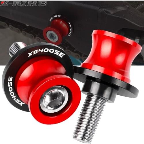 For Yamaha XS400SE XS 400SE 1978-1982 1979 1980 1981 Motorcycle accessories CNC Swingarm Spools slider stand screws XS400SE logo